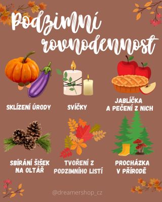 🍁podzimní rovnodennost či Mabon Dnes 22. září se DEN a NOC vyvažují. 12 hodin tmy a 12 hodin světla. 🍁 Oslavujeme naše...