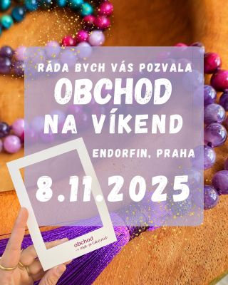 ✨ V sobotu mě čeká krásný den v Praze - budu součástí výběrového pop-up trhu @obchodnavikend ,který propojuje malé české...
