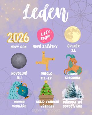 Leden není o spěchu. Je o tichu, návratu k sobě a pomalém rozkoukávání se v novém roce. ❄️ Nový rok přináší nové začátky,...